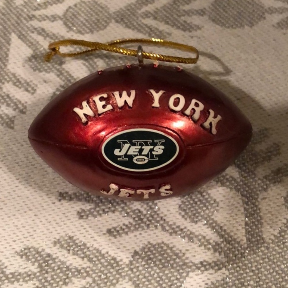 New York Jets Football Ornament